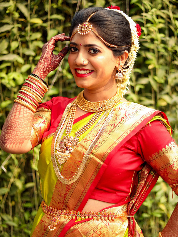 South Indian Bridal Makeup Look